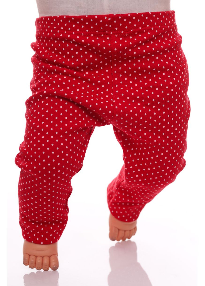 Червоний демісезонний туніка з лосинами для дівчинки трикотажний ромашки червоний 68 см (30726) BABYKROHA