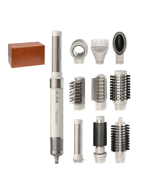 Стайлер Bamba CeramicCare 10in1 AirGlam Champagne (CCTC-00246) Cecotec (377471033)