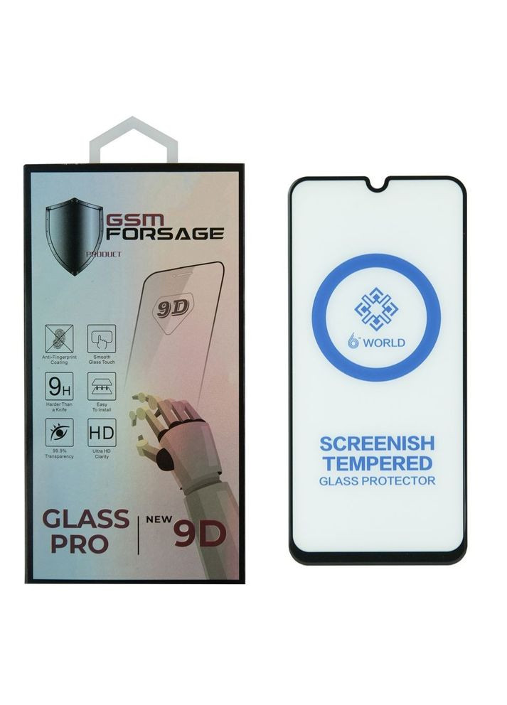 Захисне скло Premium Glass для Samsung Galaxy A20 / A30 / A50 / A30S / A50S (6.4') Black (CB-00008936) No Brand (360529507)