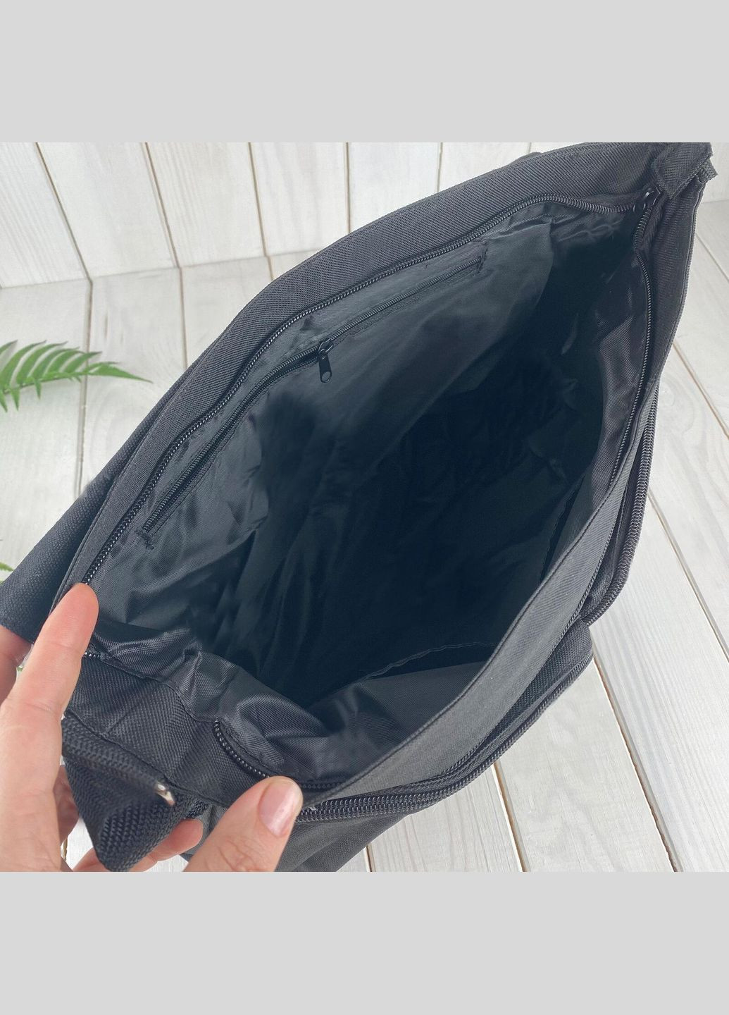 Мужская (женская) сумка через плечо для спортзала дорожная универсальная Art #291 Черный No Brand (322119297)