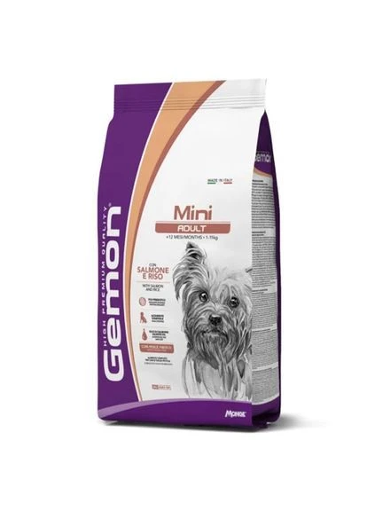 Сухий корм для собак Dog Mini Adult лосось з рисом 20 кг (000025765) Gemon (387623778)