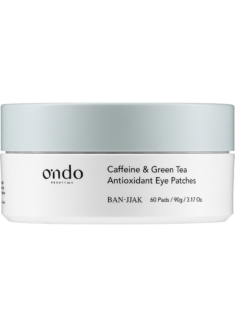 Антиоксидантні патчі для очей з кофеїном і зеленим чаєм Caffeine & Green Tea Antioxidant Eye Patches 60шт (2-1111349) Ondo Beauty 36.5 (371189573)