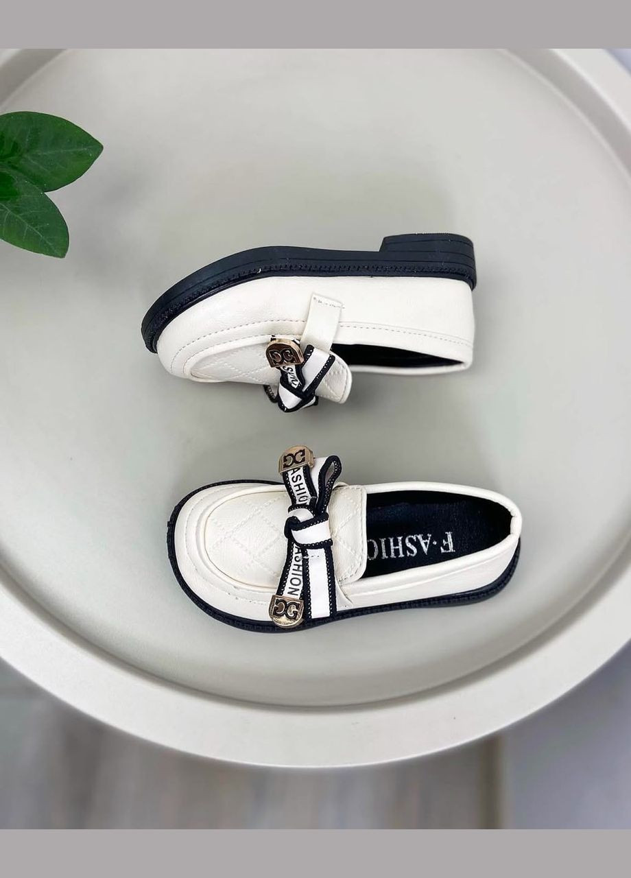 Белые туфли детские классические белые 1032 No Brand