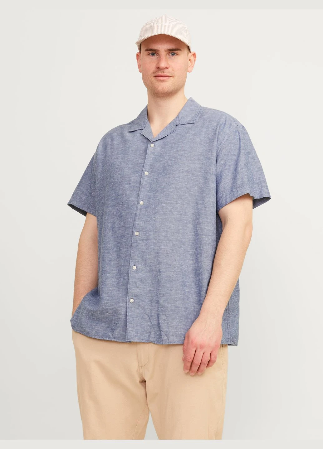 Сорочка літо,синій меланж,JACK&JONES Jack & Jones (333142053)