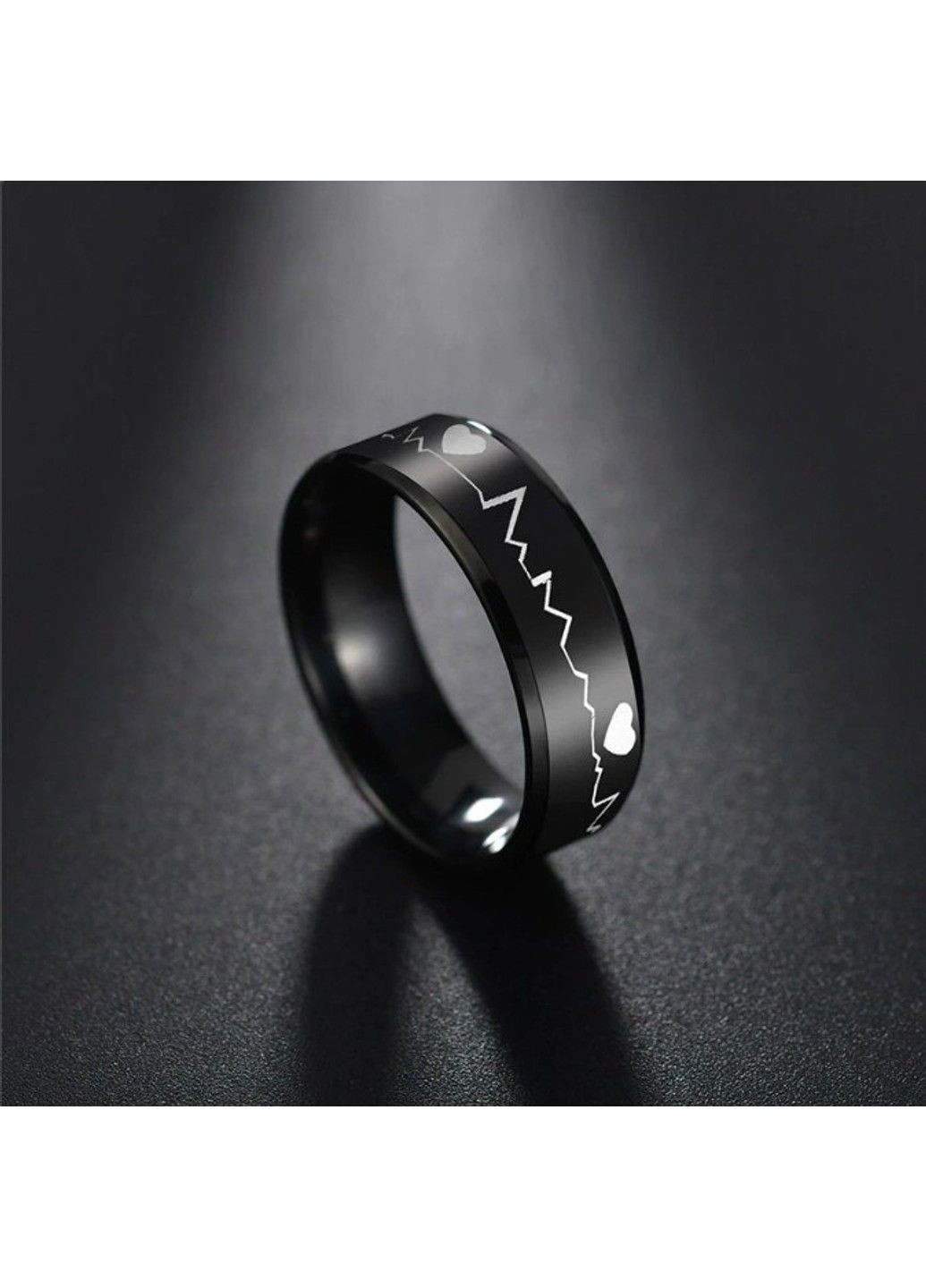 Кольцо сердцебиения из нержавеющей медицинской стали с эмалью RS-054 No Brand (299634553)