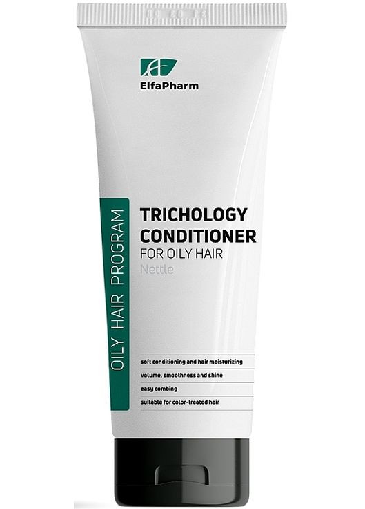 Кондиционер для жирных волос с крапивой Oily Hair Trichology Conditioner 200ml (1498758-30528900) Elfa Pharm (368622199)
