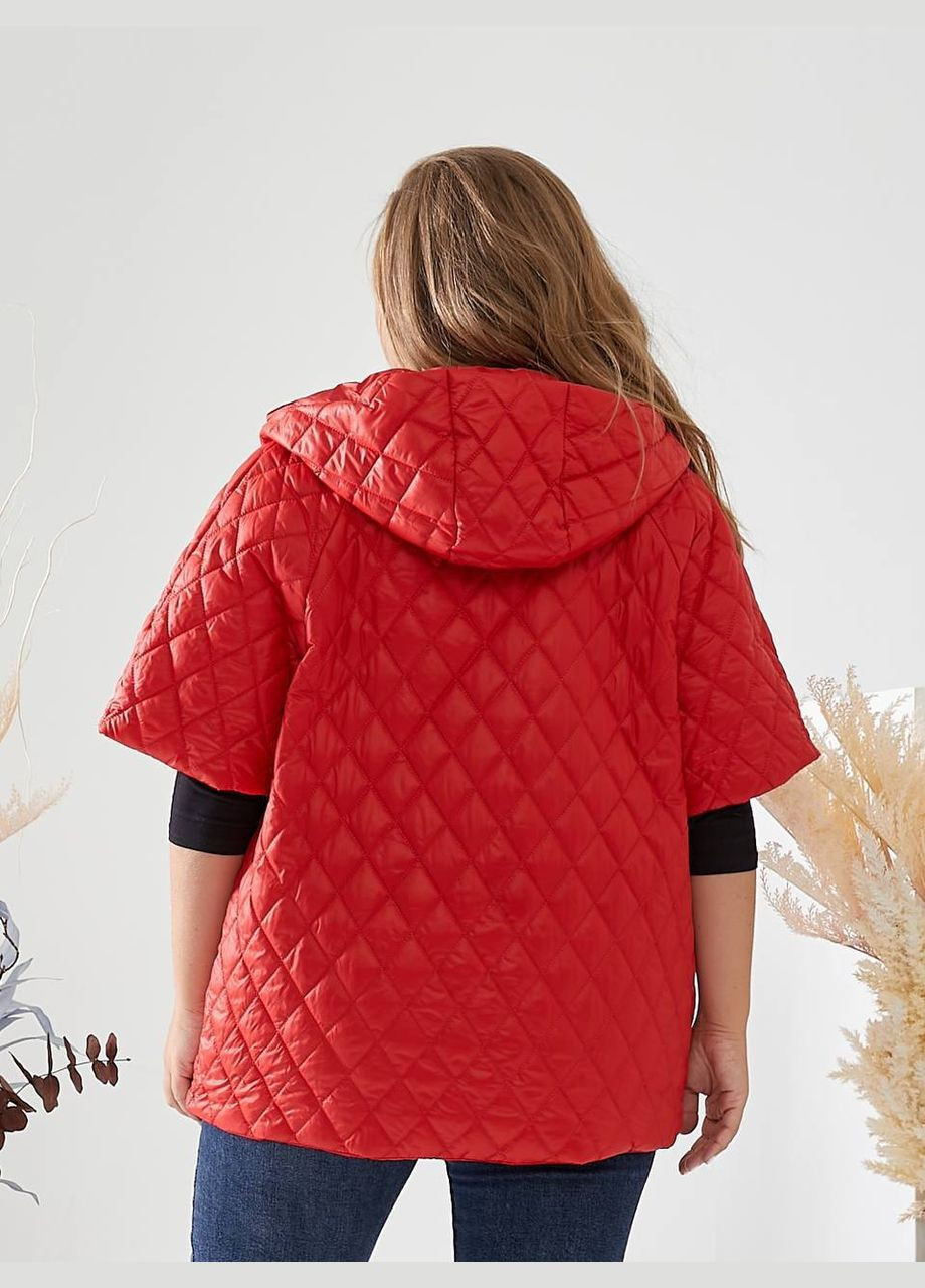 Жіноча жилетка безрукавка з капюшоном коротка No Brand (345643594)