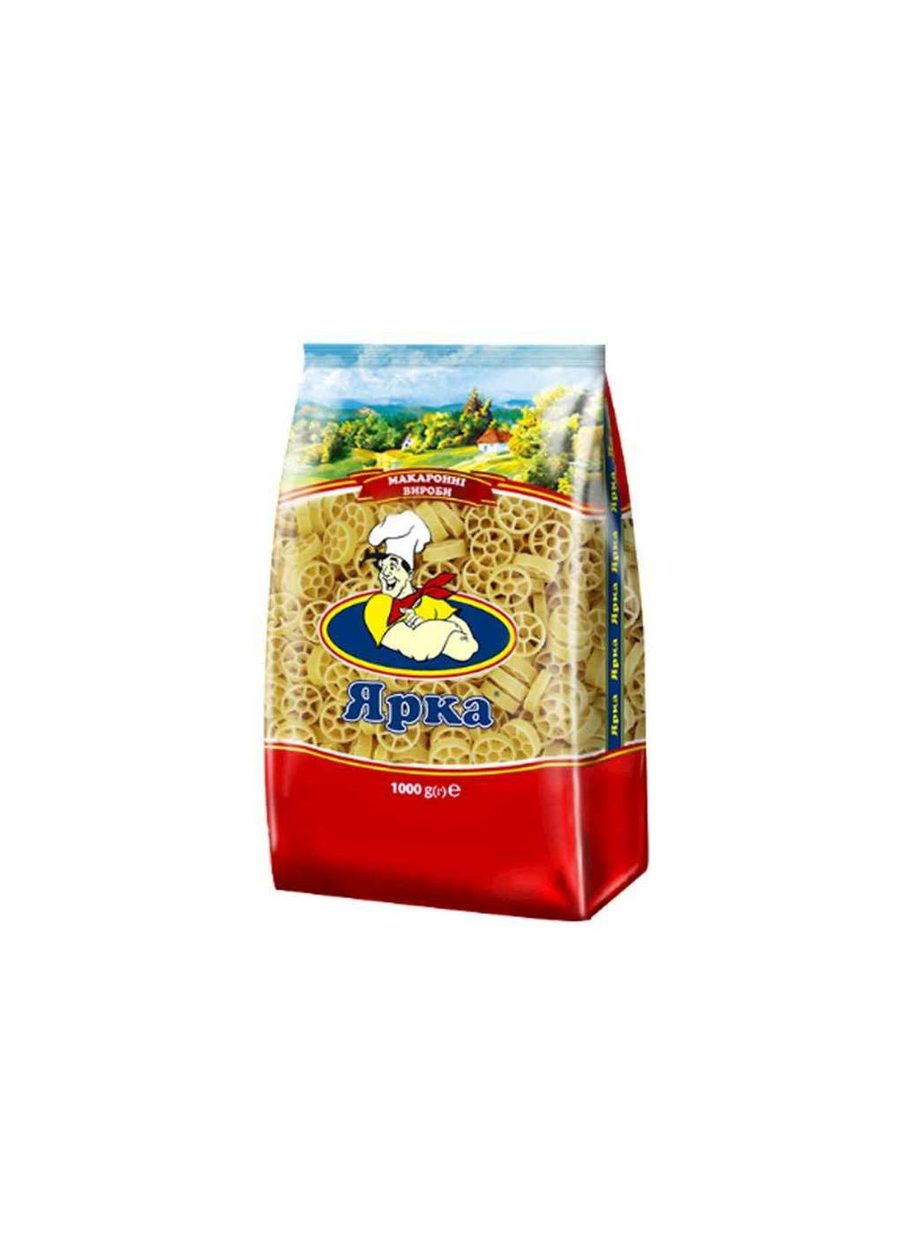 Макаронні вироби 1кг Колесо рифлене м/уп Ярка (354344669)