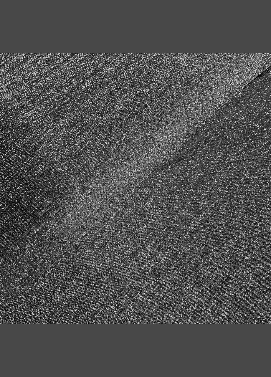 Тканина трикотаж із люрексом чорний пог. м. No Brand (329743653)