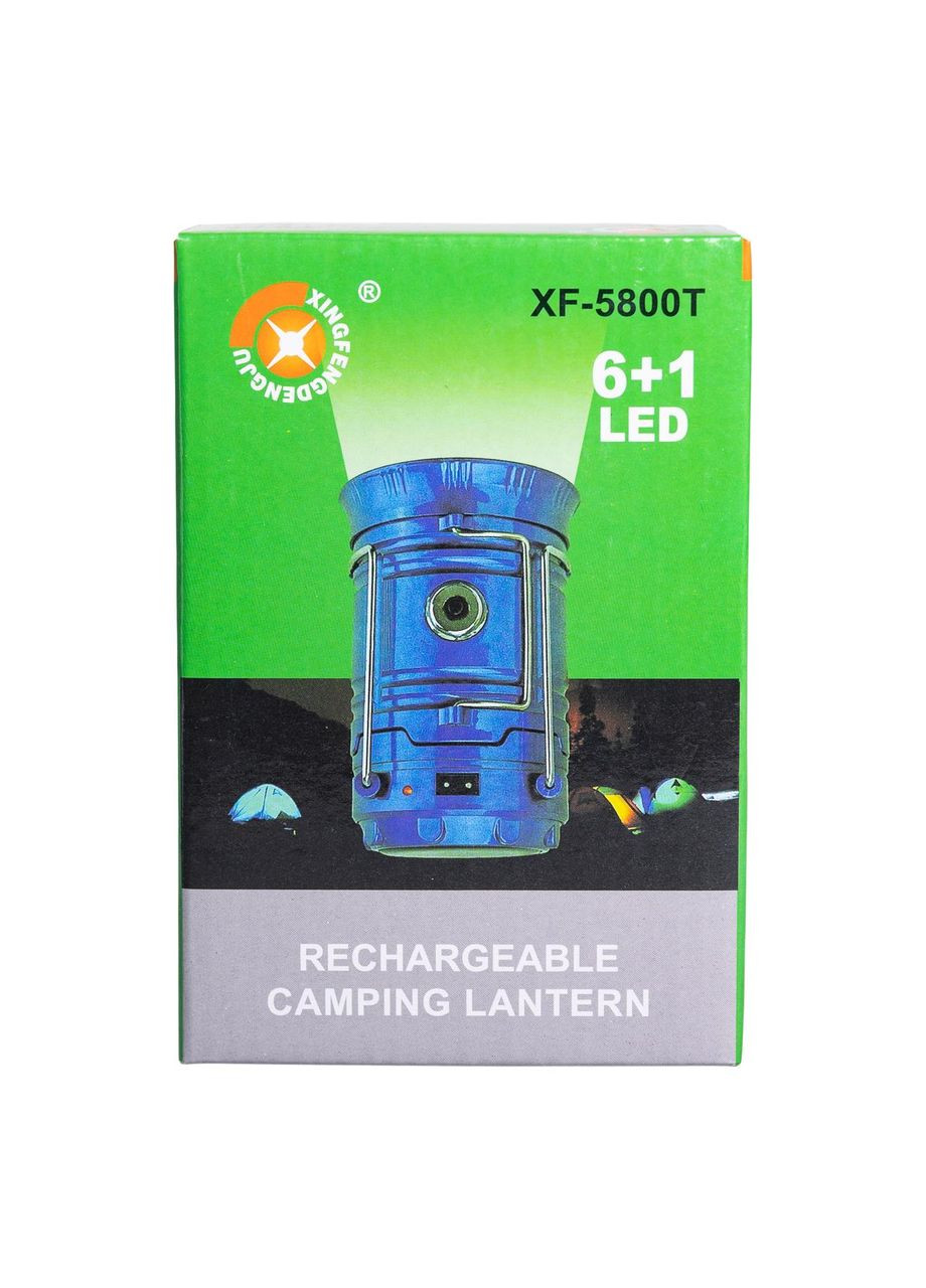 Ліхтар кемпінговий акумуляторний USB 36Вт синій для активного відпочинку та кемпінгу світлодіодний ProDobro (364191086)