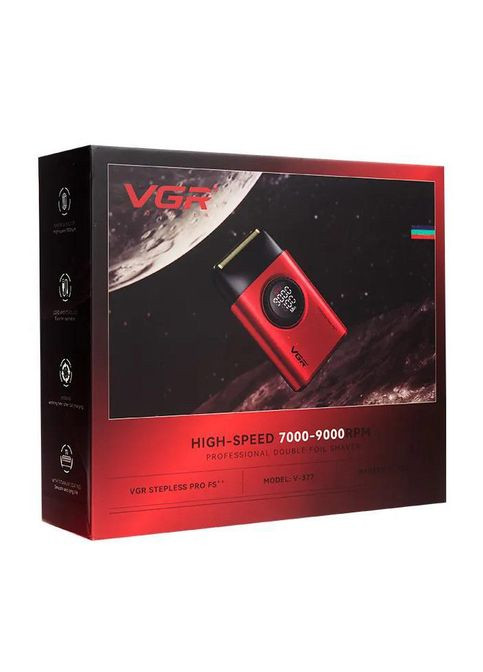 Шейвер електробритва v 377 Red VGR (371682807)