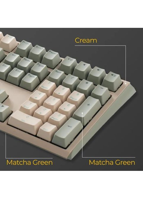 Клавіатура (DKON2108-BUAPXМAEGGC1) Ducky One 3 Cherry MX Brown UA USB Cream (356149735)