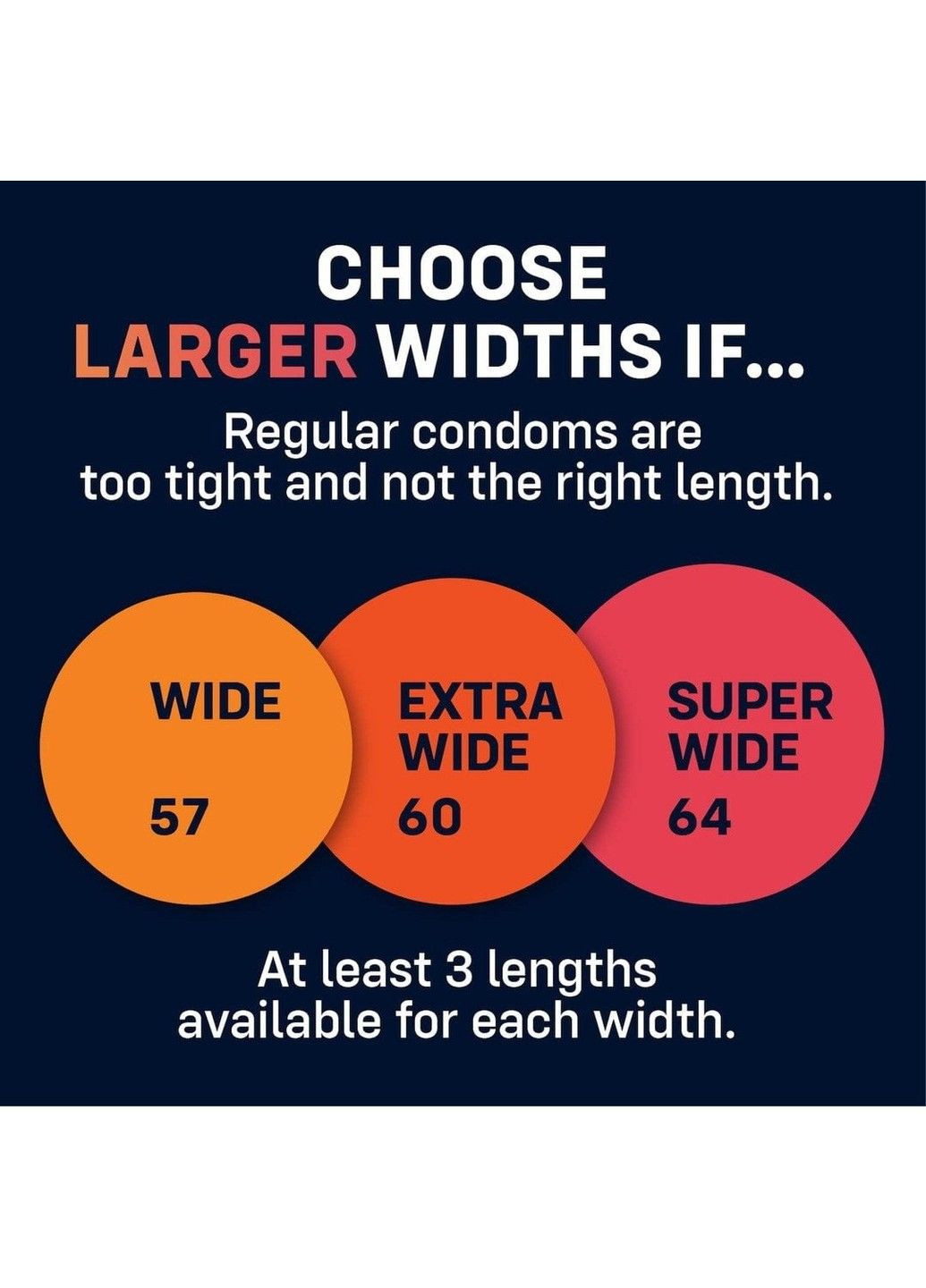 Набір презервативів латексних різних розмірів My Snug Sampler (ціна за упаковку, 3 шт.) One (327876619)