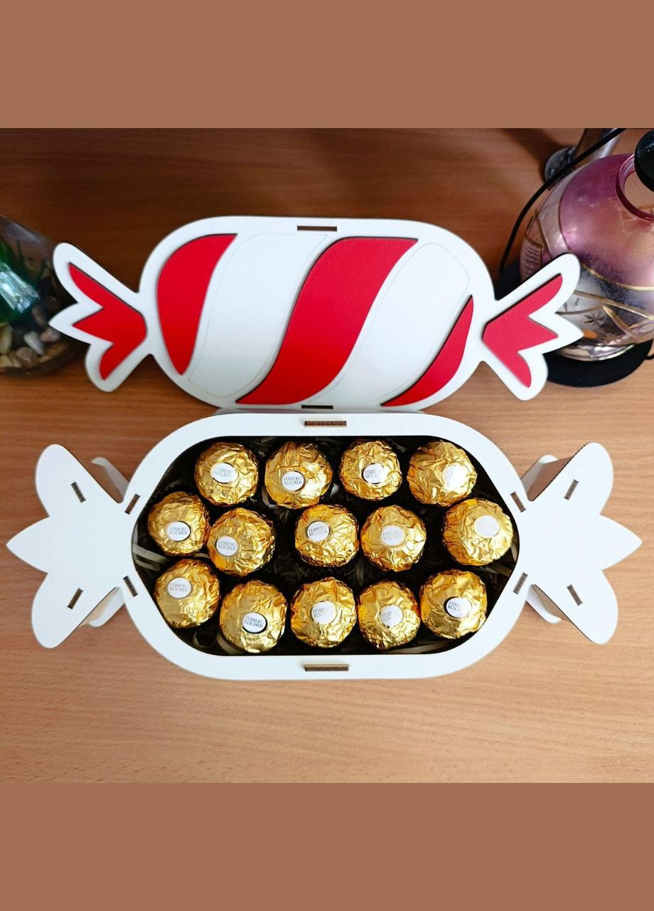 Бокс с конфетами для ребенка или девушки на день рождения новый год рождество 8 марта день влюбленных (ar262) No Brand (344547844)