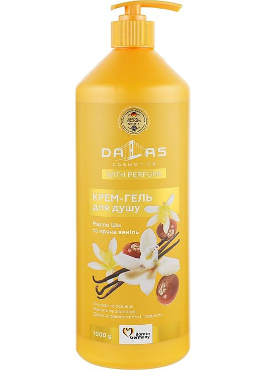Крем-гель для душу "Масло ши й пряна ваніль" 500g (980457-47831) DALAS (368662552)