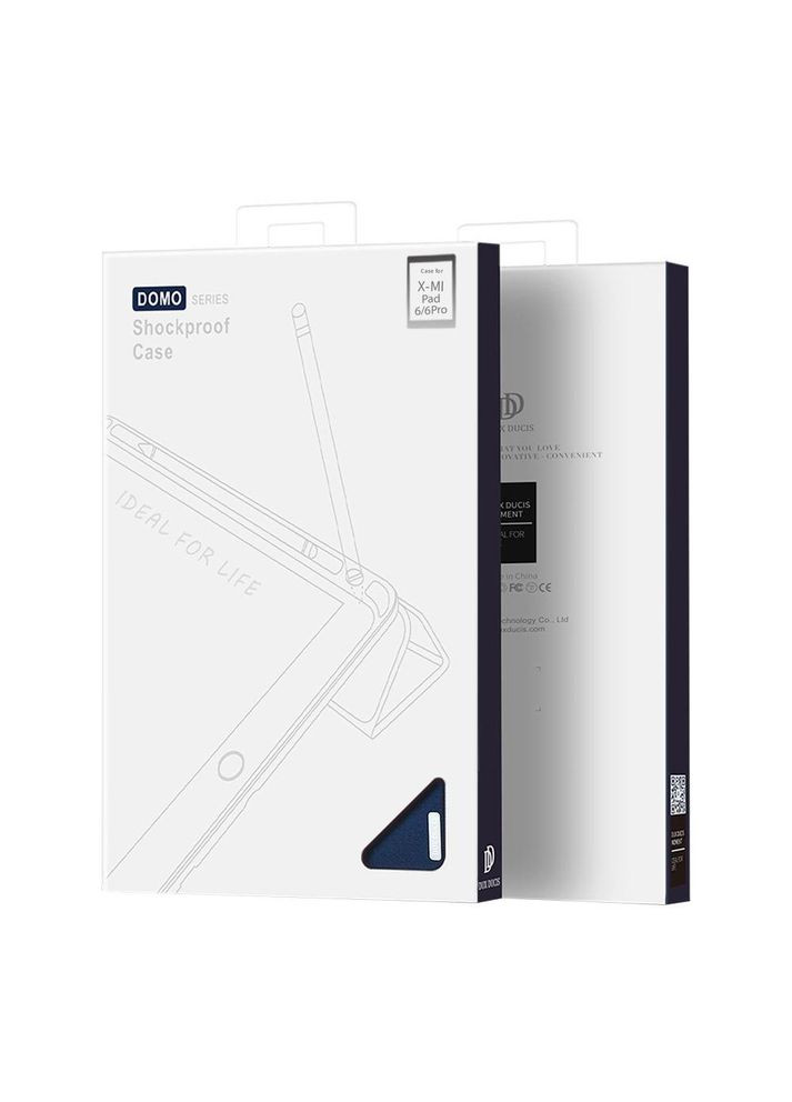 Чохол Domo для Xiaomi Pad 6/6 Pro with Stylus Pen Holder Auto Sleep Wake Blue Dux Ducis (334117074)