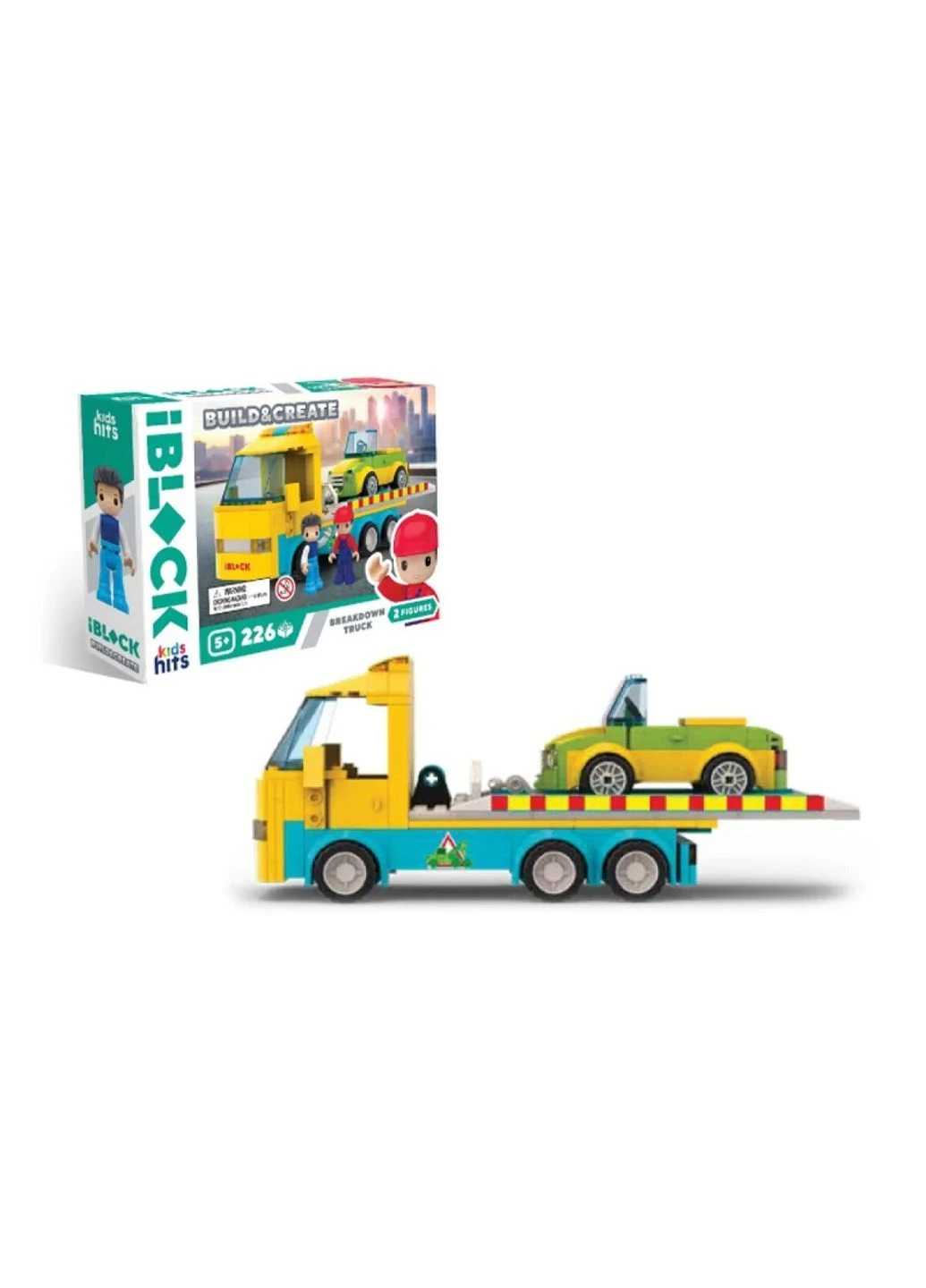 Іграшка конструктор Junior KH17/005/4 Kids hits 226 деталей Різнокольоровий (4897126753653) Iblock (387632584)