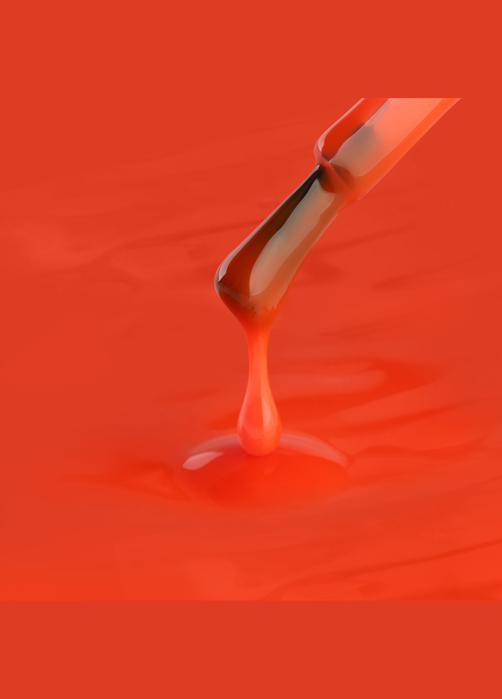 Красно-оранжевая база для ногтей Kodi Color Rubber Base Neon №01 Kodi Professional 7 мл (316323045)