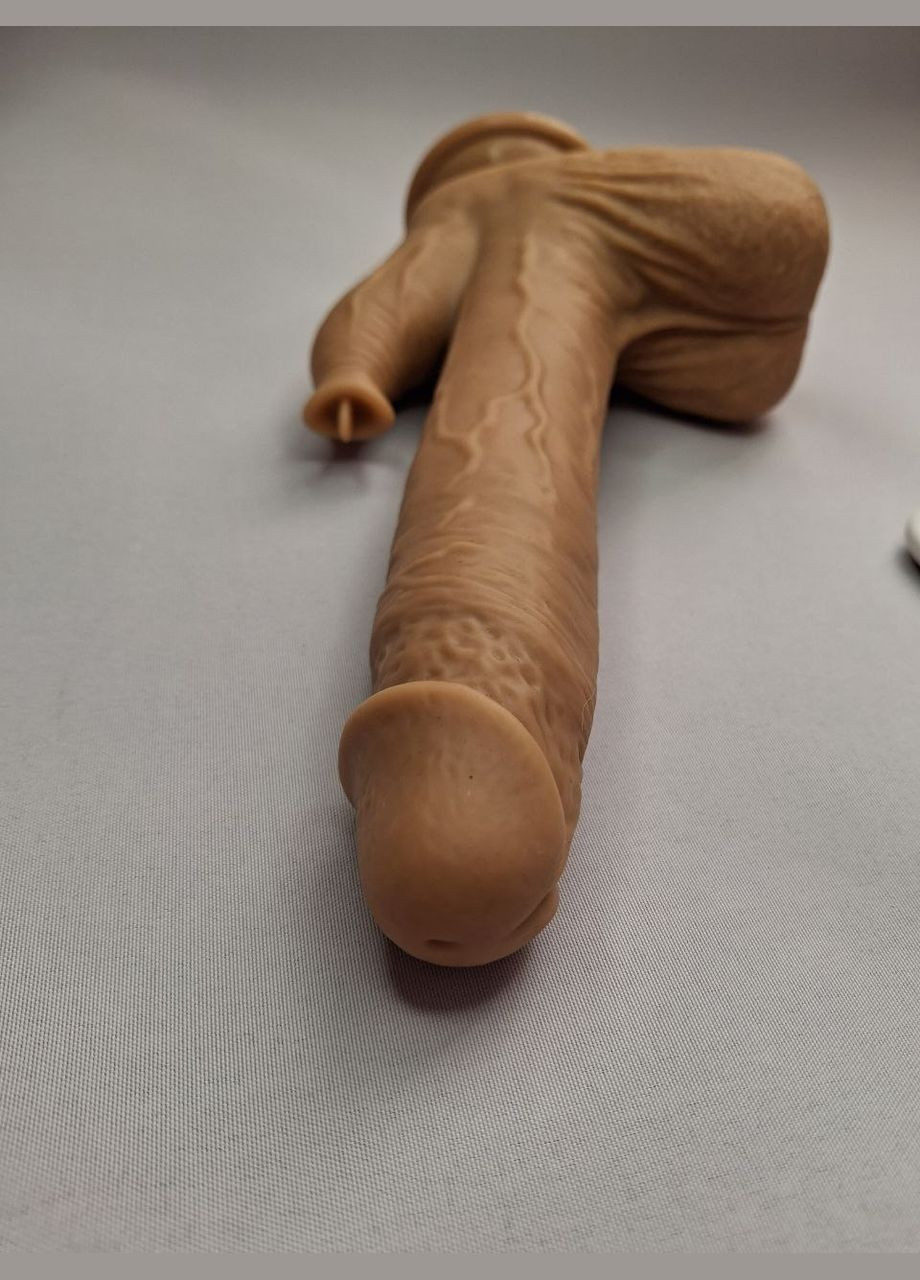 Реалістичний силіконовий фалоімітатор FIDECH 4 в 1, що обертається, нагрівається, вібрує Unbranded (315883928)