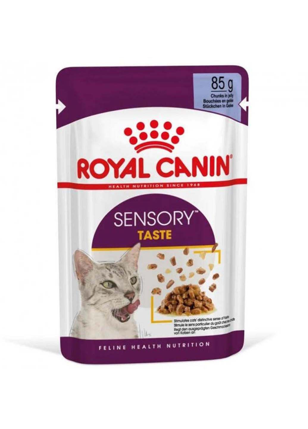 Влажный корм для взрослых кошек SENSORY TASTE JELLY 85 г Royal Canin (286472709)