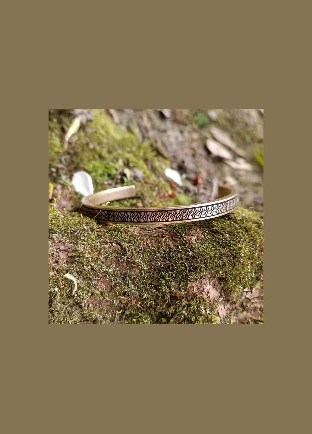 Браслет вікінга з орнаментом Борре 3 ручне лиття бронза No Brand (345640670)