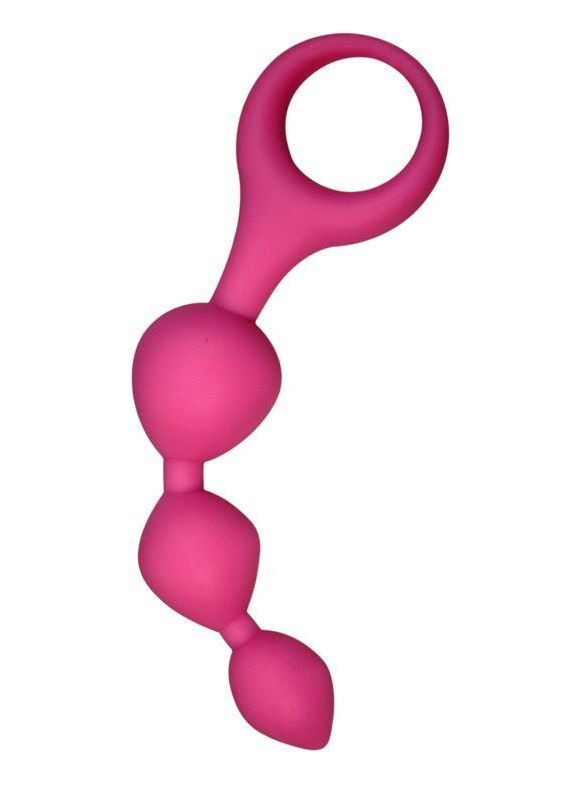 Анальные шарики Triball Pink, силикон, макс. диаметр 2см Alive (291441358)