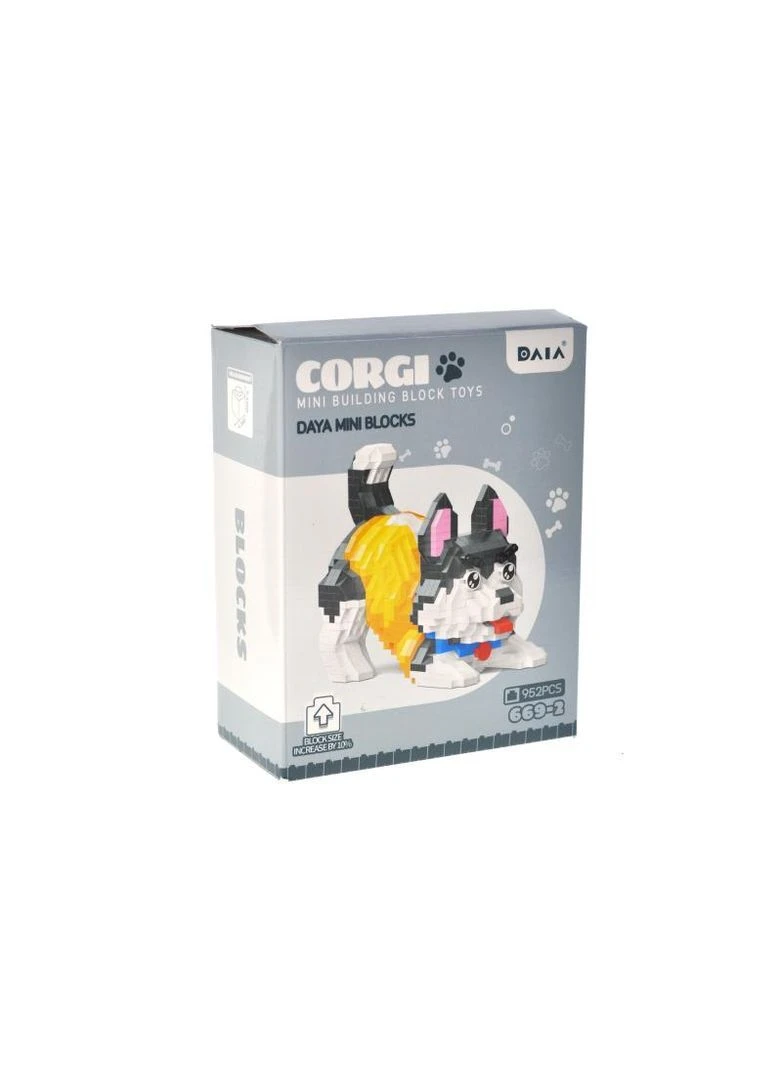 Конструктор 66293 Daya Mini Blocks серии "Corgi" 952 деталей, в коробке р.14x7x18 см No Brand (389897473)