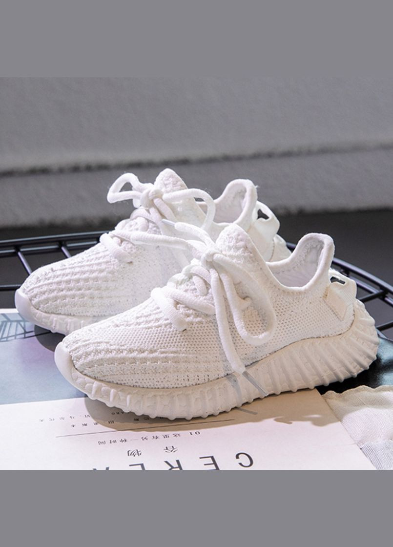 Білі всесезон кросівки текстильні ( 17,2см) (14933) Qoopixie