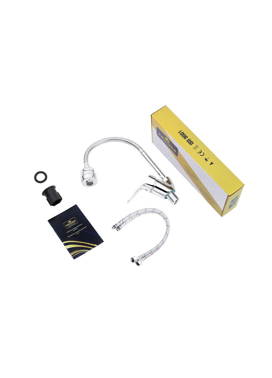 Смеситель для кухни с гибким изливом KRM Odra - C038-1 Kroner (368590759)