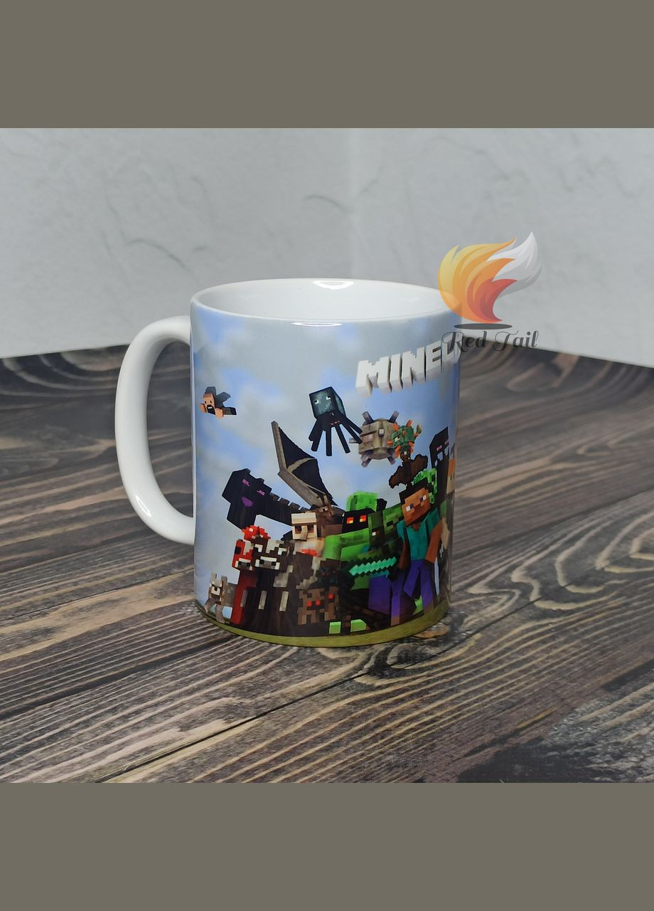Чашка подарочная "Майнкрафт мобы" 330 мл No Brand (328439116)