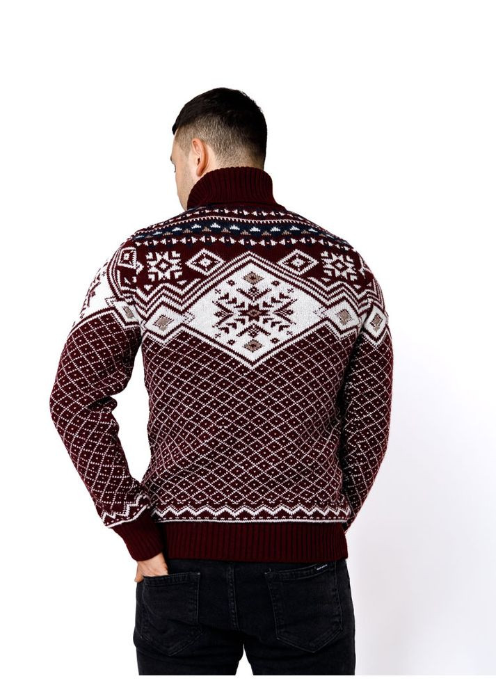 Бордовый зимний мужской свитер цвет бордовый cb-00233268 Gerekli