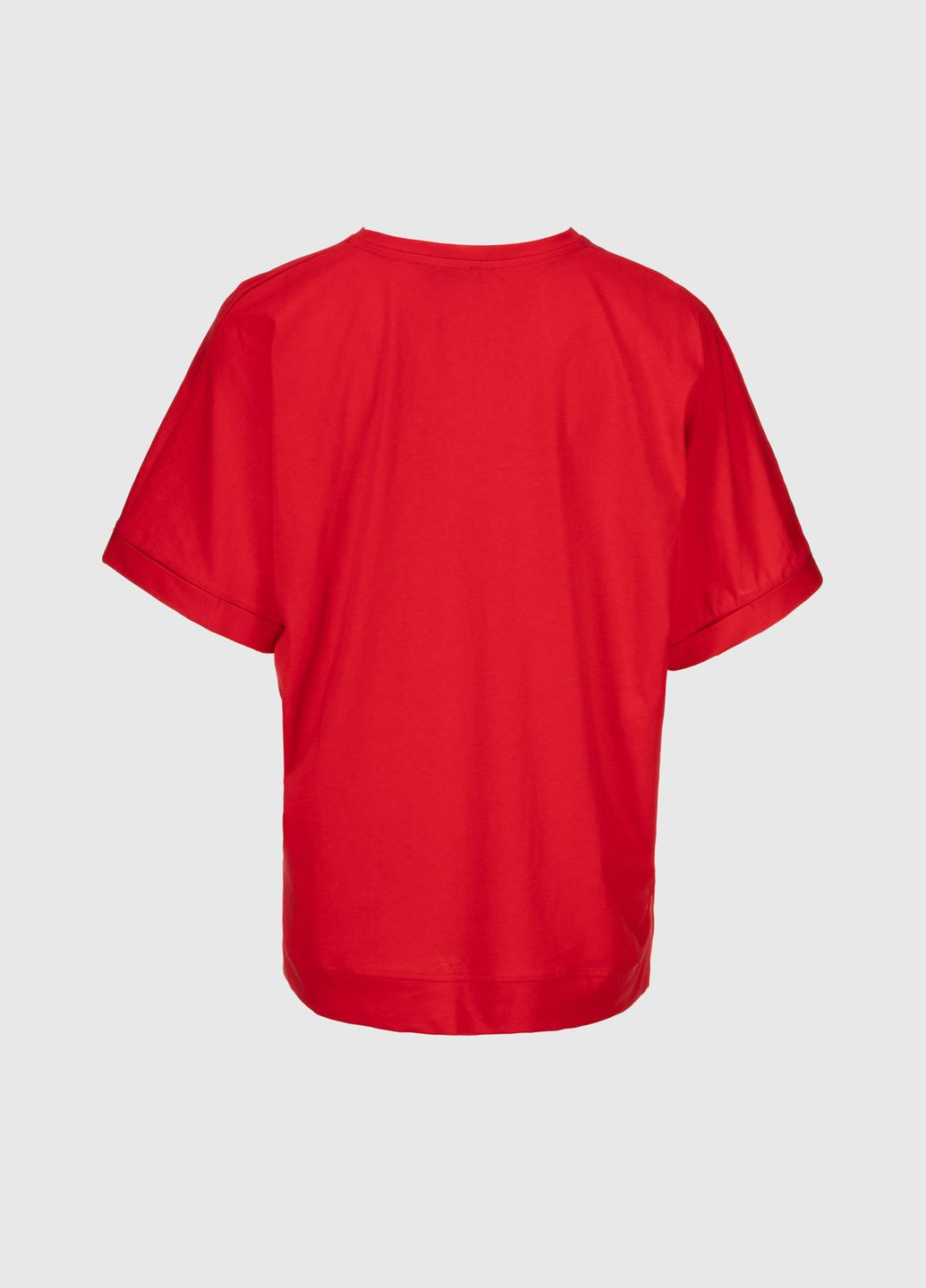 Красная всесезон футболка No Brand