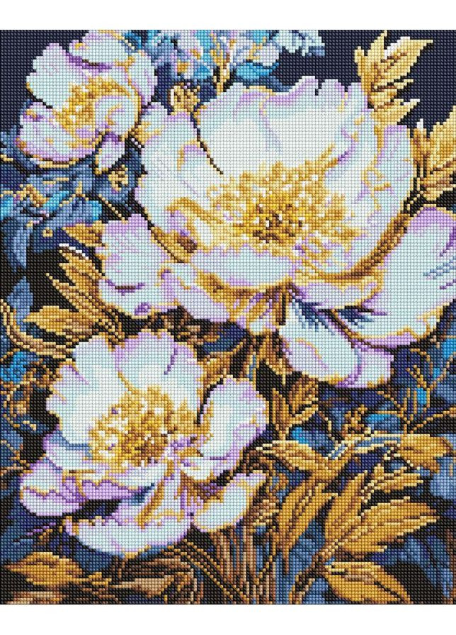 Алмазная мозаика Элегантные цветы Идейка 40 х 50 AMO8152 IDEYKA (354828163)