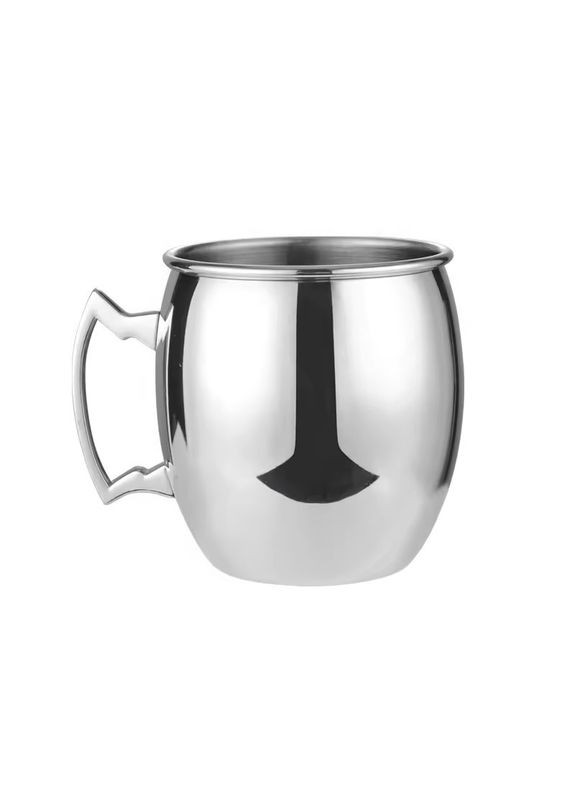 Кухоль коктейльний Mule 550 мл срібляста нержавіюча сталь кухоль мул для холодних напоїв REMY-DECOR (300520753)