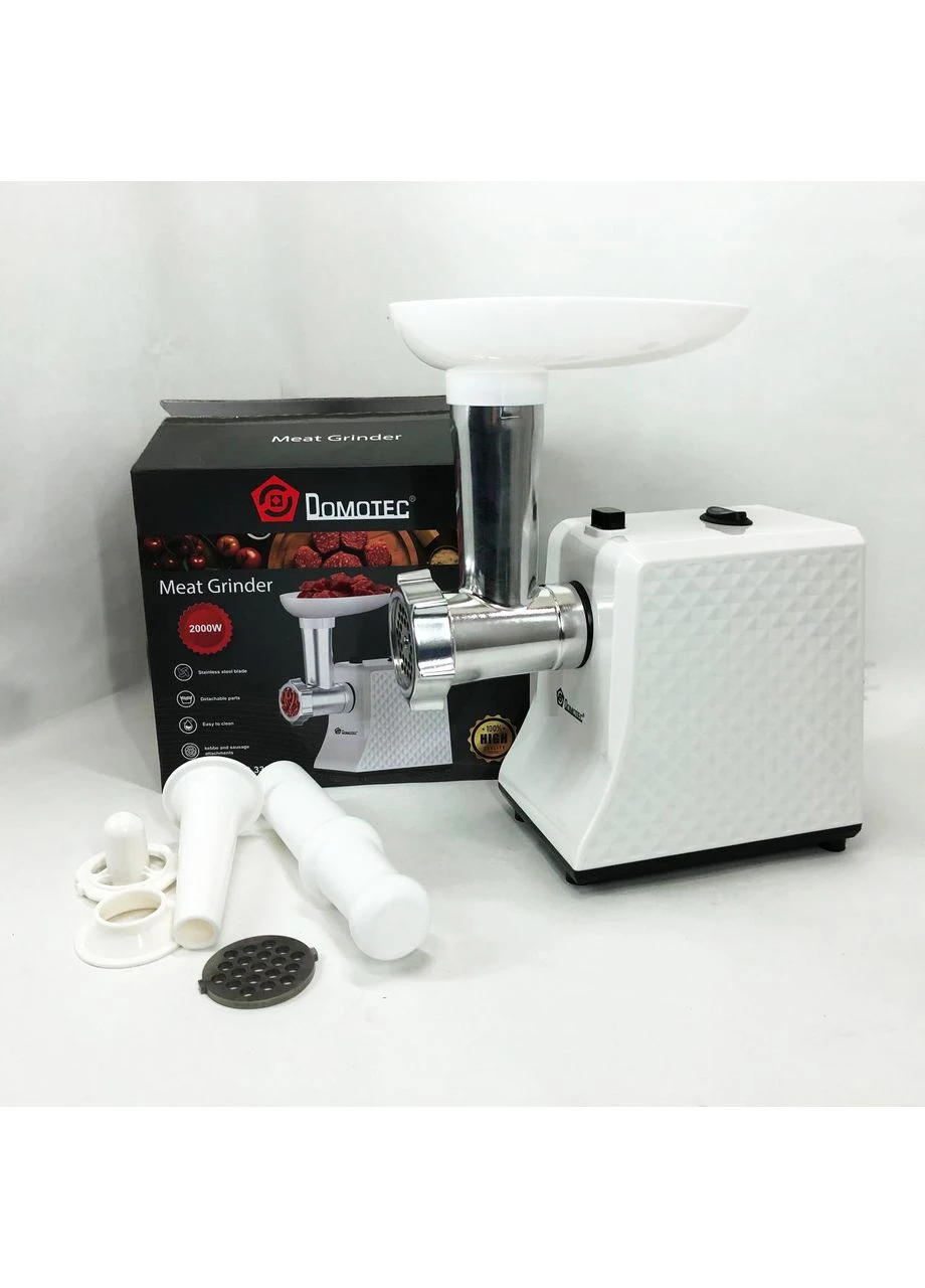 Электрическая Мясорубка Domotec R3391 2000W, Мощная компактная мясорубка для дома 3 в 1 No Brand (385246936)