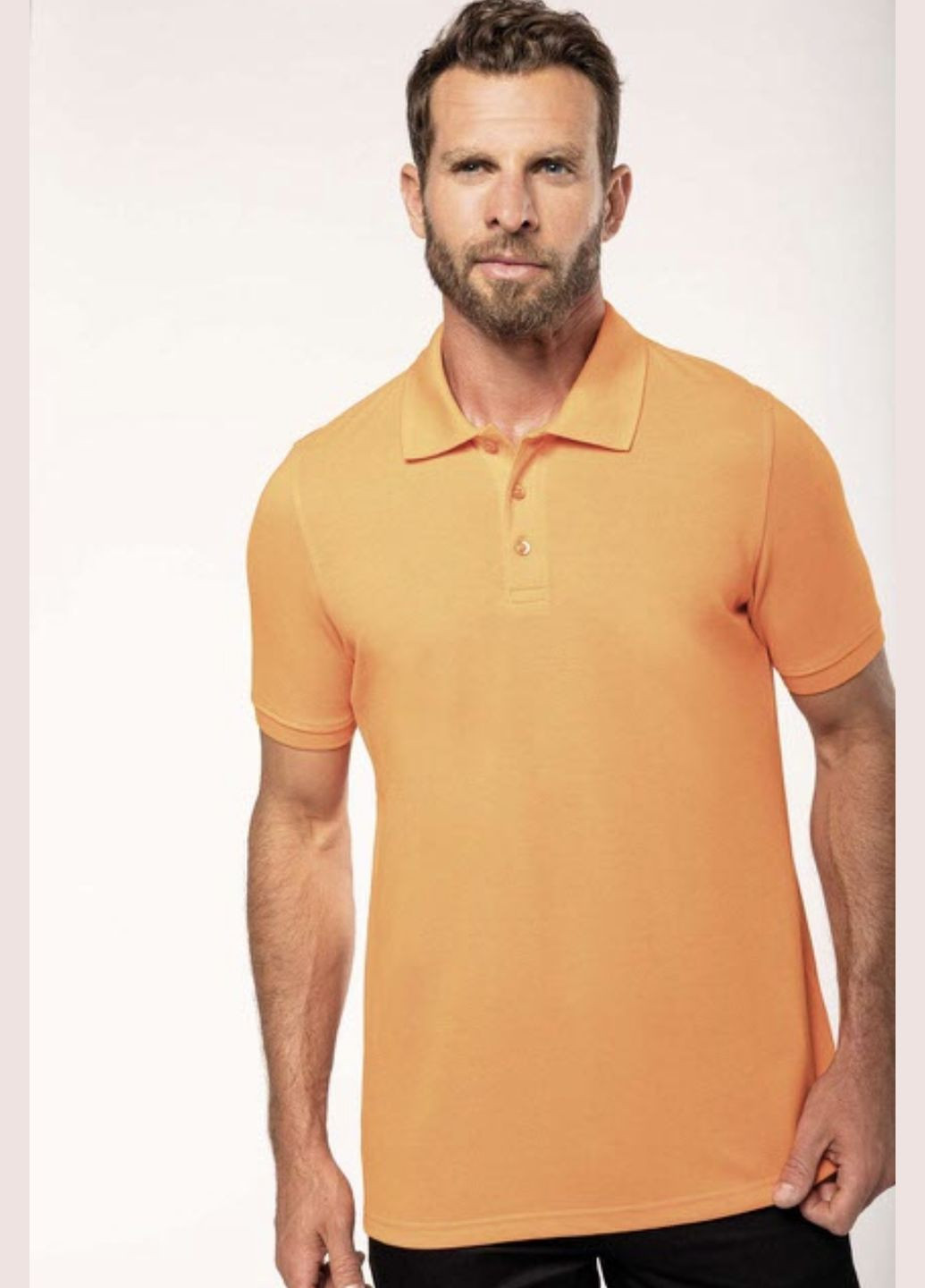 Оранжевая футболка мужская поло Regatta