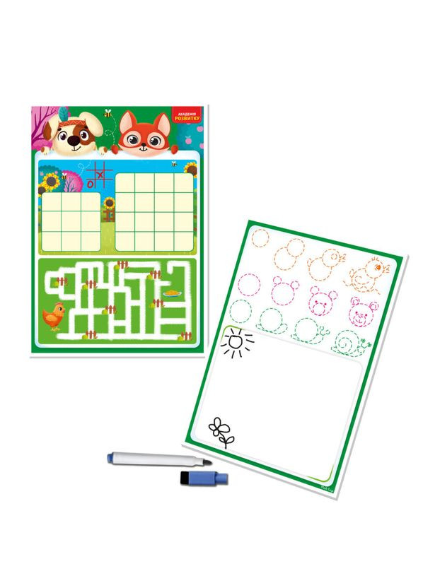Дошка-тренажер "Розважальна" VT5010-30 (укр) Vladi toys (368755371)