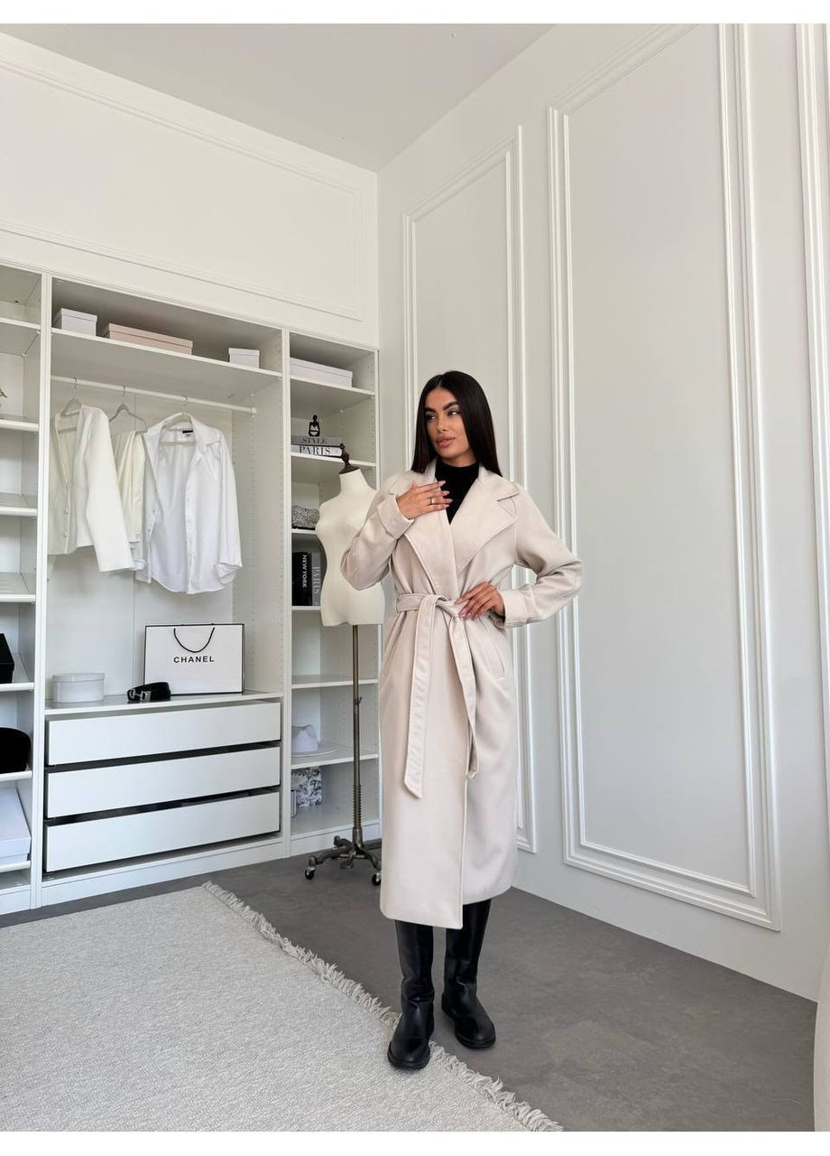 Бежеве демісезонне Жіноче пальто FINO Mode