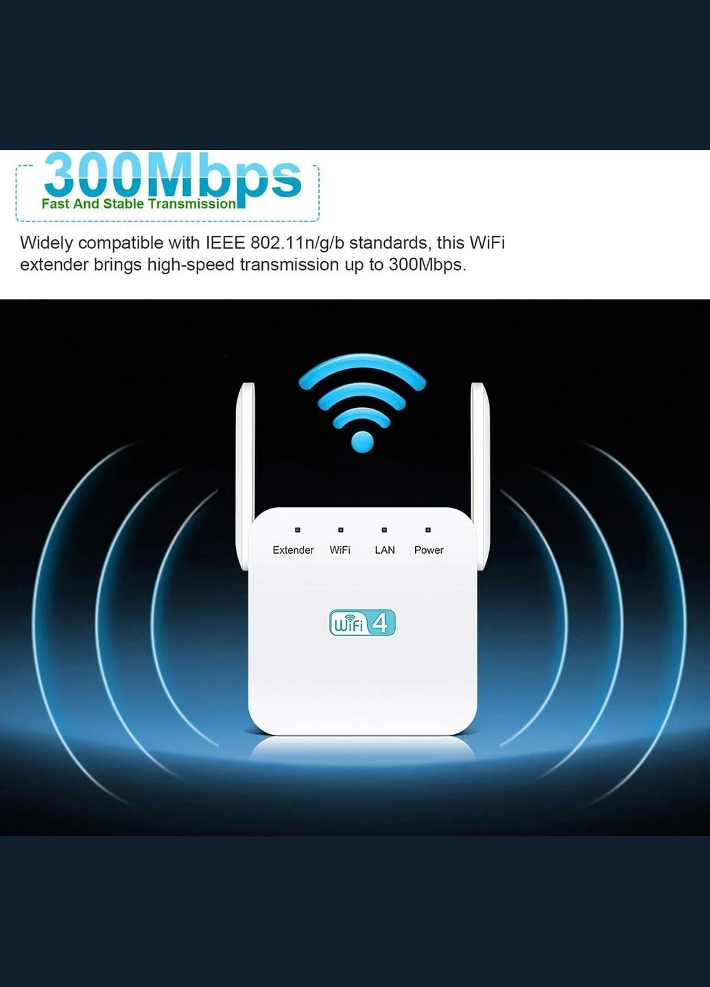 Репітер Повторювач Wi-Fi — Comfast WR302S, Amazon, Німеччина B&G (400405369)