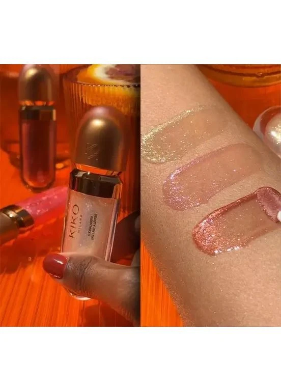 Блеск для губ Juicy Fizz 3D Hydra Lip Gloss Limited Edition 01 Tropical Zest, 6.5 мл Kiko Milano (378637519)