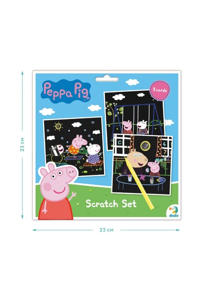 Набор гравюр Peppa Pig "Игра с друзьями" Dodo 200186 DoDo Toys (392274146)