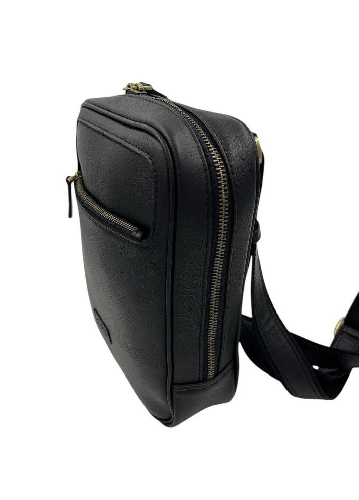 Сумка барсетка чоловіча із натуральної шкіри чорна 0522-629 Karya (367078400)