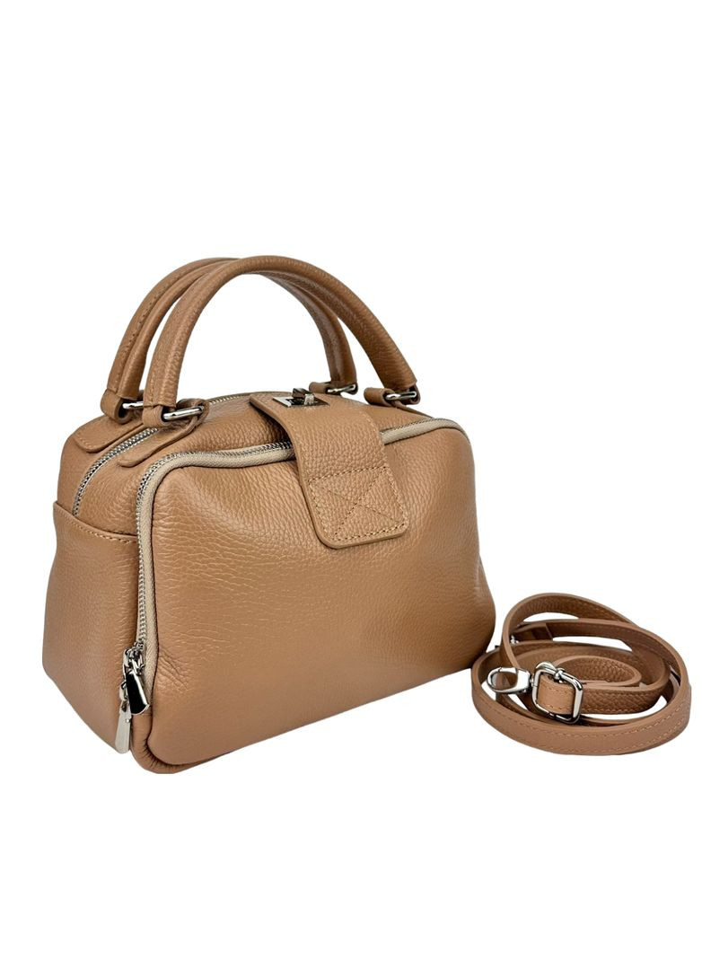 Женская сумка из натуральной кожи на два отдела с ручкой Italy RoyalBag F-IT-1045 (305741706)