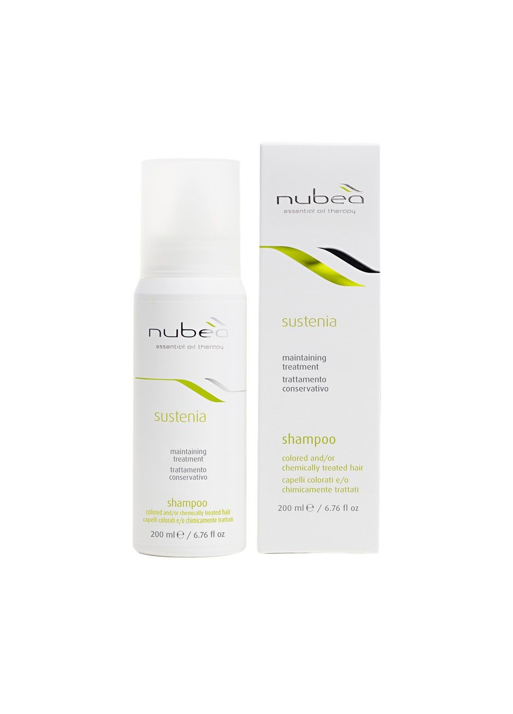 Шампунь для окрашенных и осветленных волос Sustenia Colored And/Or Chemically Treated Hair Shampoo 200 мл Nubea (331144975)