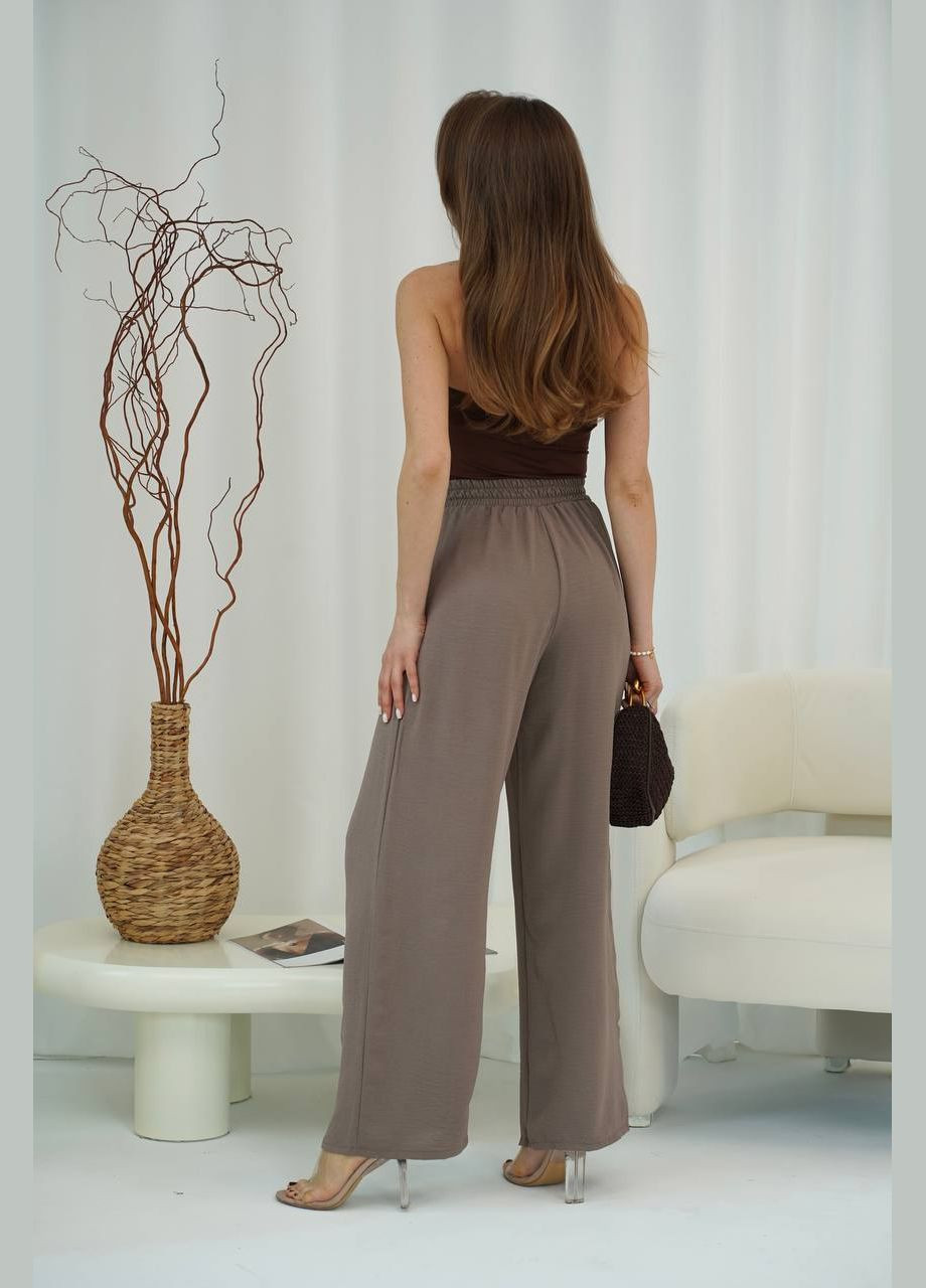 Жіночі штани палаццо з високою талією MonCher (333655203)
