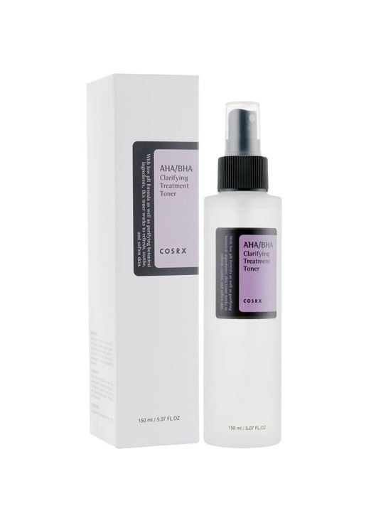Тонер для лица с натуральными кислотами АНА и ВНA 150 мл AHA7 BHA Clarifying Treatment Toner COSRX (294944956)