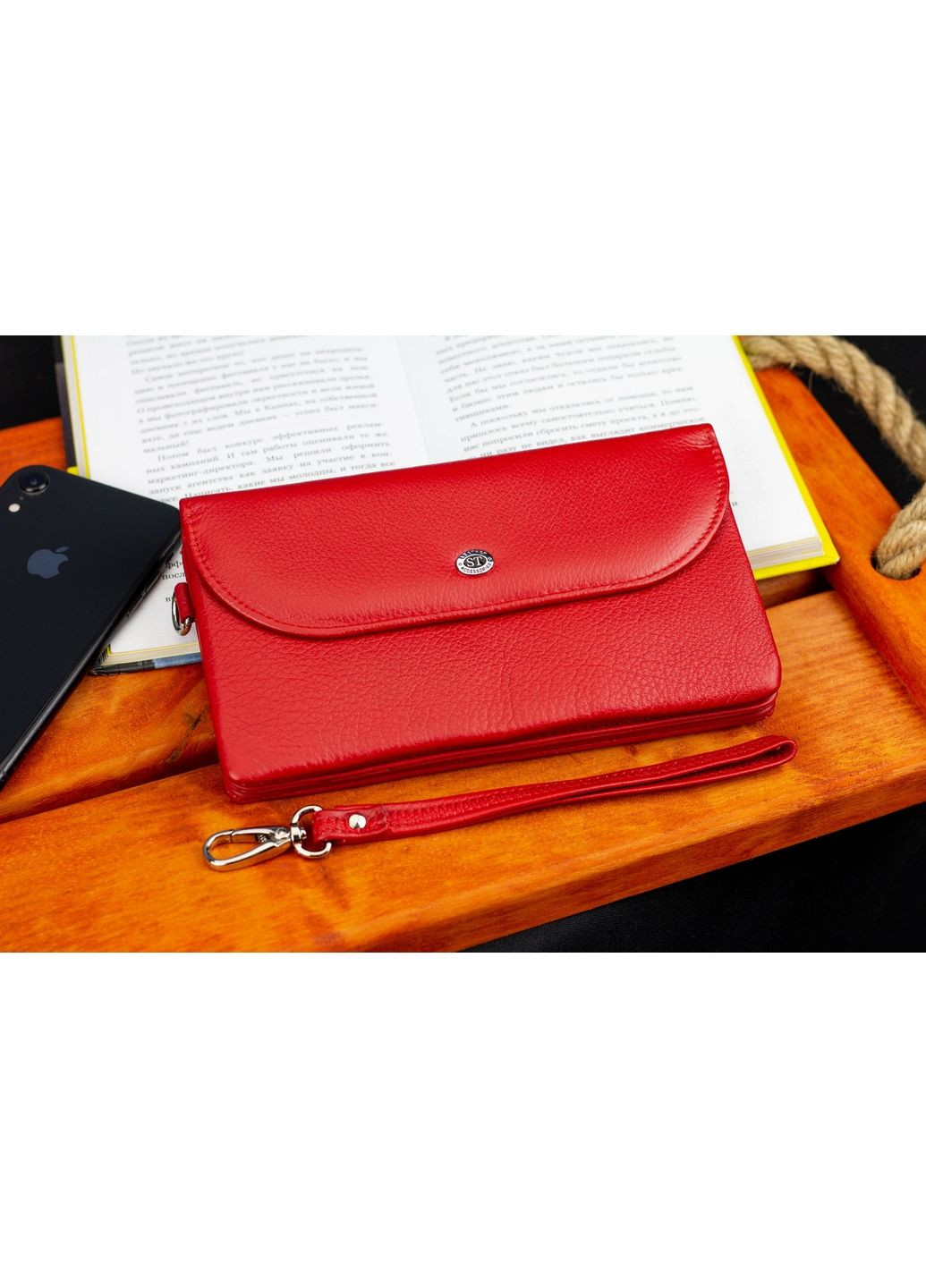 Кожаный женский кошелек st leather (288136200)