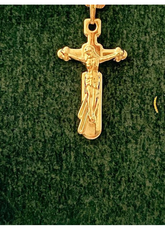 Позолочений Хрестик. Позолота No Brand (351902923)