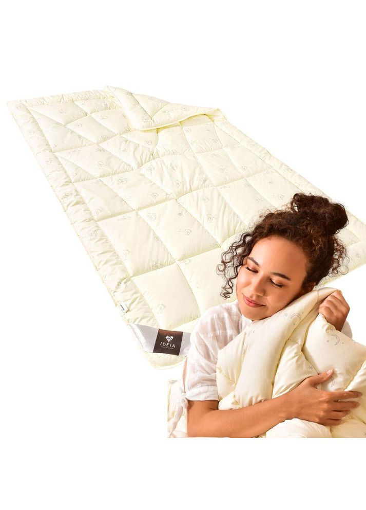 Одеяло зимнее 140х210 см шерстяное Wool Classic теплое одеяло натуральная овечья шерсть IDEIA (362587191)