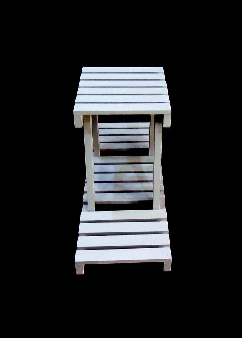 Подставка для цветов из дерева Труа маренго (ЦВТ-001919) No Brand (328227546)